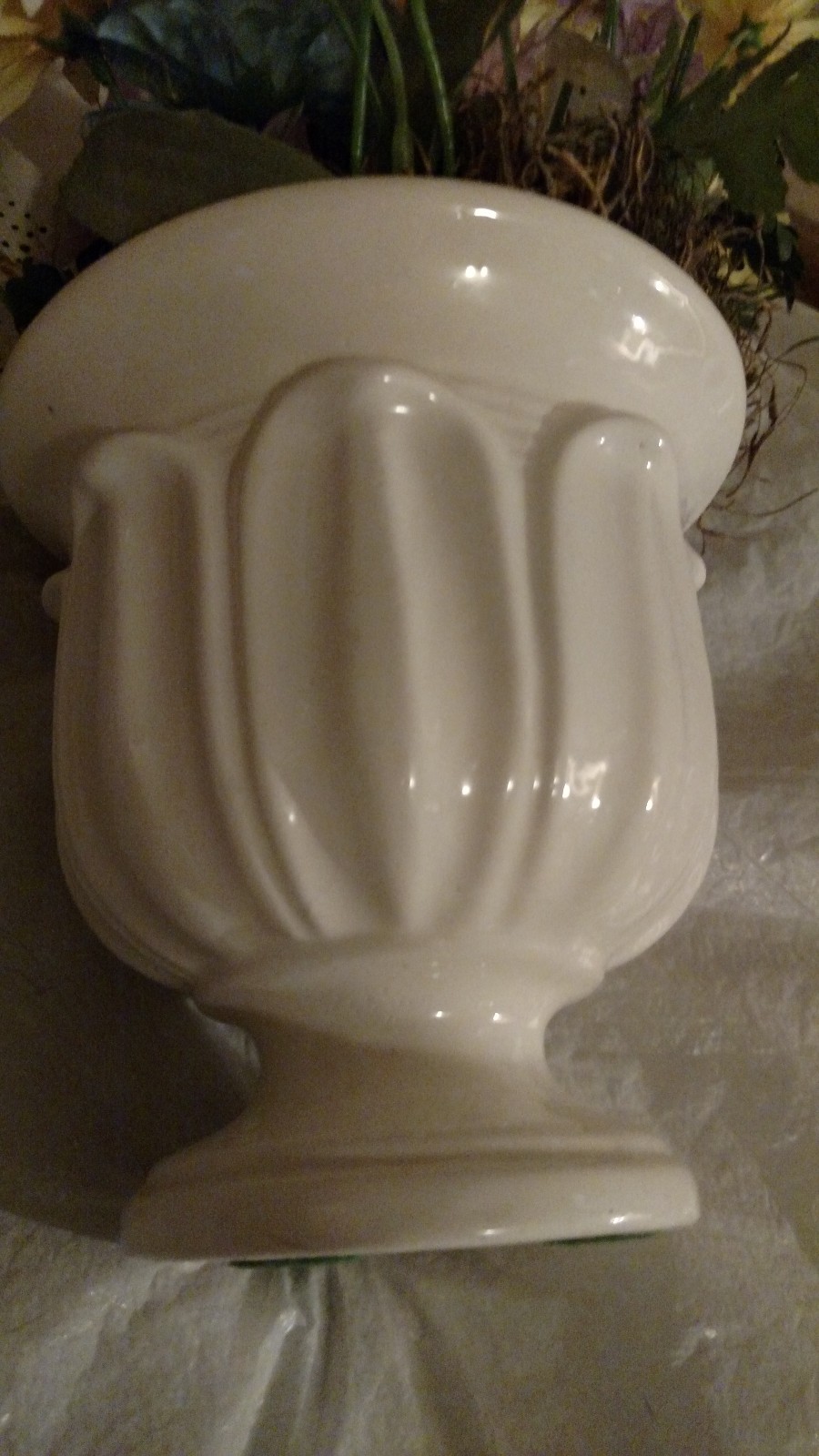 Vtg Antique USA Haeger Art  pottery old Vase#130 table mid century Daisy Decor