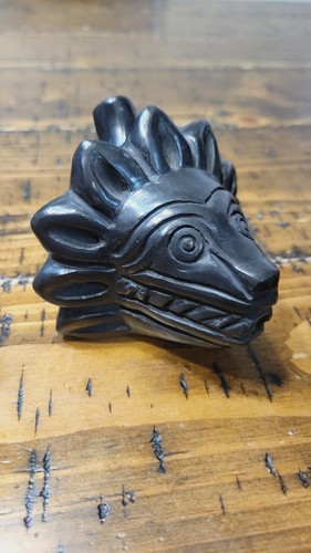 Quetzalcoatl, Death Whistle, Loud, Real, Aztec, Maya, Black, Hand Crafted.