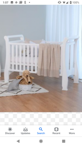 White 3 In 1 Cot And Chest Of Drawers Tasman Eco Furniture Cots