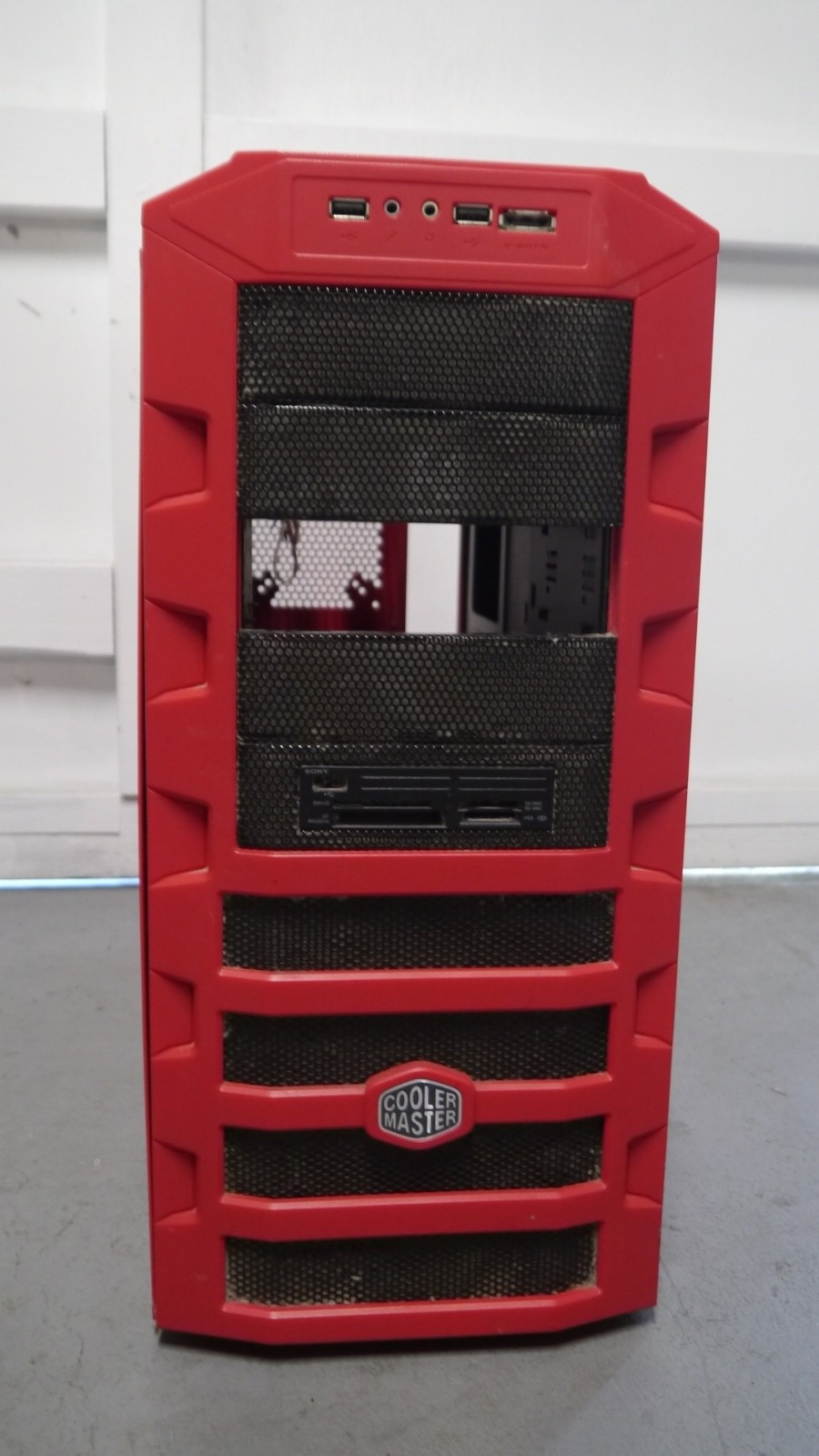 Cooler Master 922 HAF red PC case | eBay