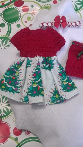 Ooak Baby Doll Clothes 10 Inch dress set