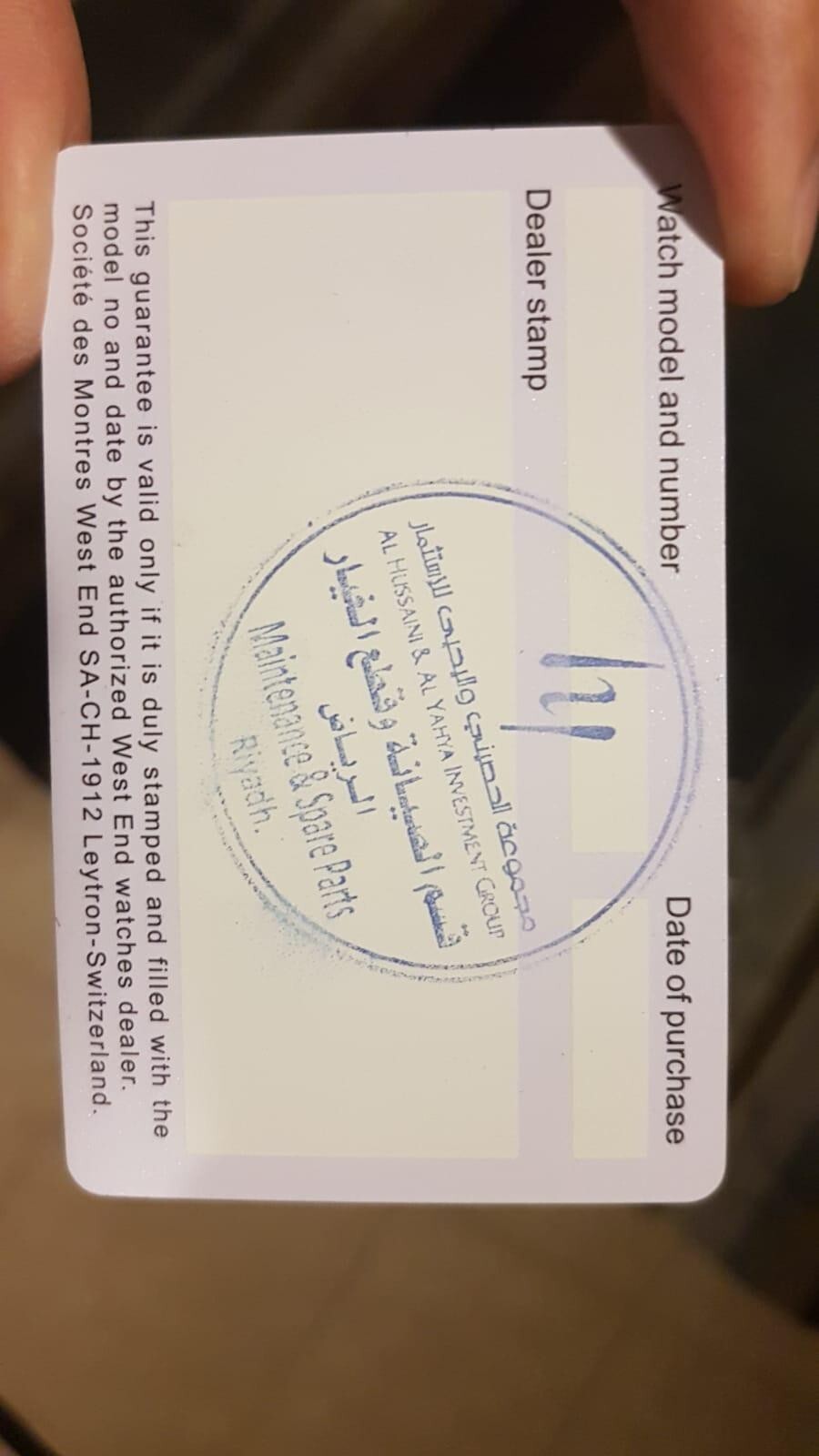 Pre-owned West End Watch Co. West End 6828.10.0788r2 Auto Sapphire Black Arabic Dial Auto Swiss Unisex Watch