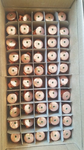 25 new Victaulic 2703 standard response 286° plain brass upright 1/2