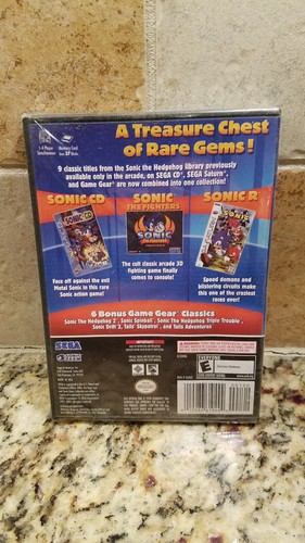 Sonic Gems Collection Nintendo GameCube Brand New! Package pealing (age)