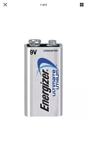 Battery,Lithium,9V ENERGIZER L522  A Total 130 Batteries Dated To Expire O3/20