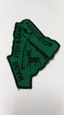 Vintage Maine Fish & Game Association Patch Maine Hunting & Fishing Patch