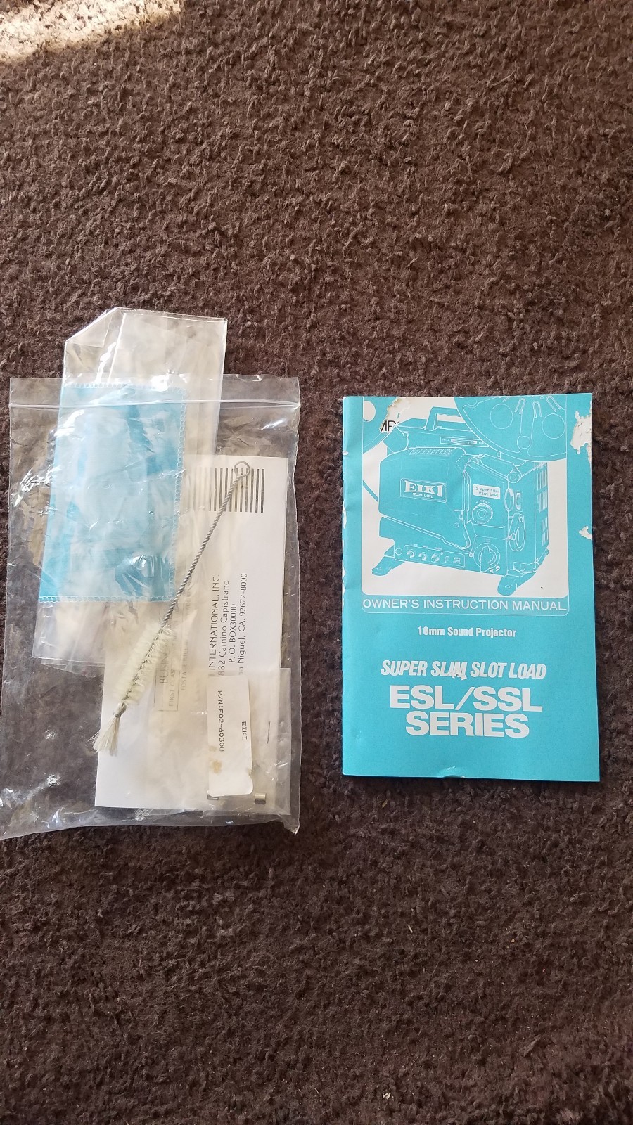 EIKI 3580 Super Slimline 16mm Sound And Film Projector For Parts