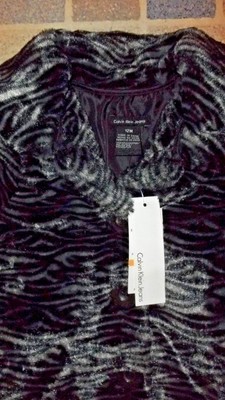 NEW Girl's faux fur Winter Coat size 12 Months CALVIN KLEIN