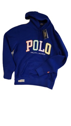 パーカー・フーディ POLO RALPH LAUREN Logo Fleece Hoodie Blue MNPOKNI16822987-40 Polo Ralph Lauren - The RL Fleece Logo Hoodie- Heritage