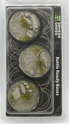Gamers Grass GBB-ASRL50 Arid Steppe Bases Round Lip 50mm [x3] (Battle Ready) 