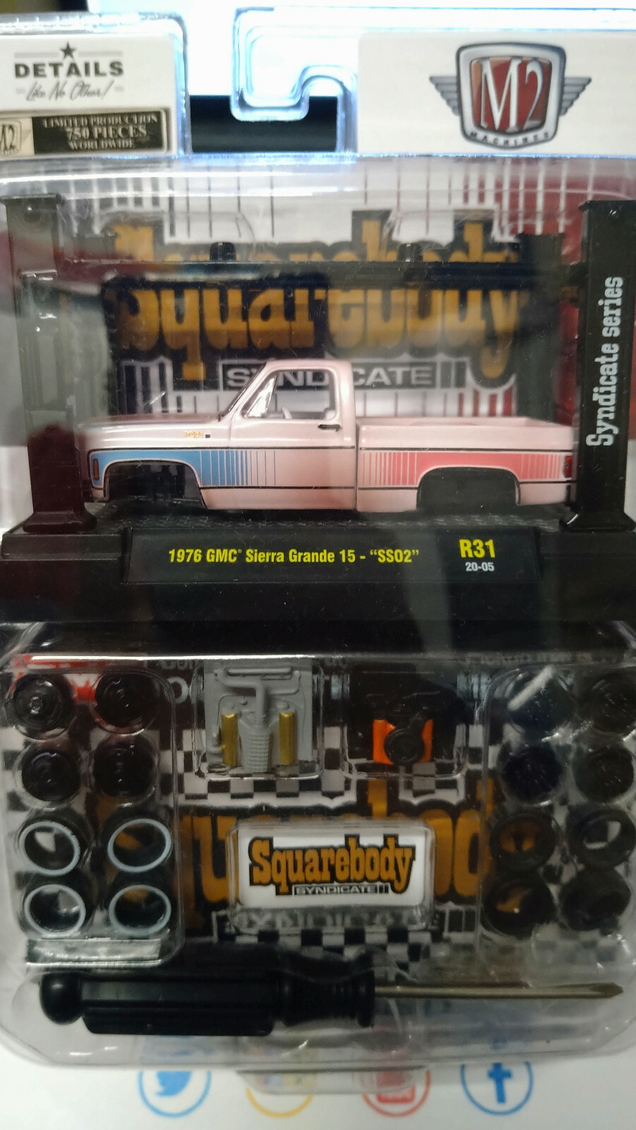1976 GMC Sierra Grande （チェイス750台限定） M2 Machines 1976 Gmc Sierra Grande 15 Purple CHASE! 1/750 | eBay