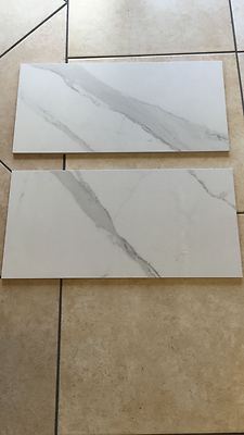STATUARIO PORCELAIN TILES FROM SPAIN 12X24X1/2''  GLOSSY & MATTE FLOOR/WALL