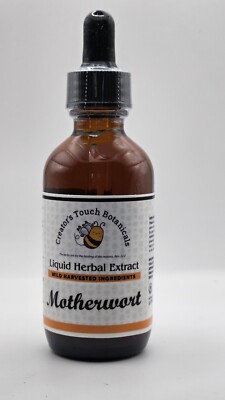 Motherwort Herbal Tincture Organic, 2oz bottle