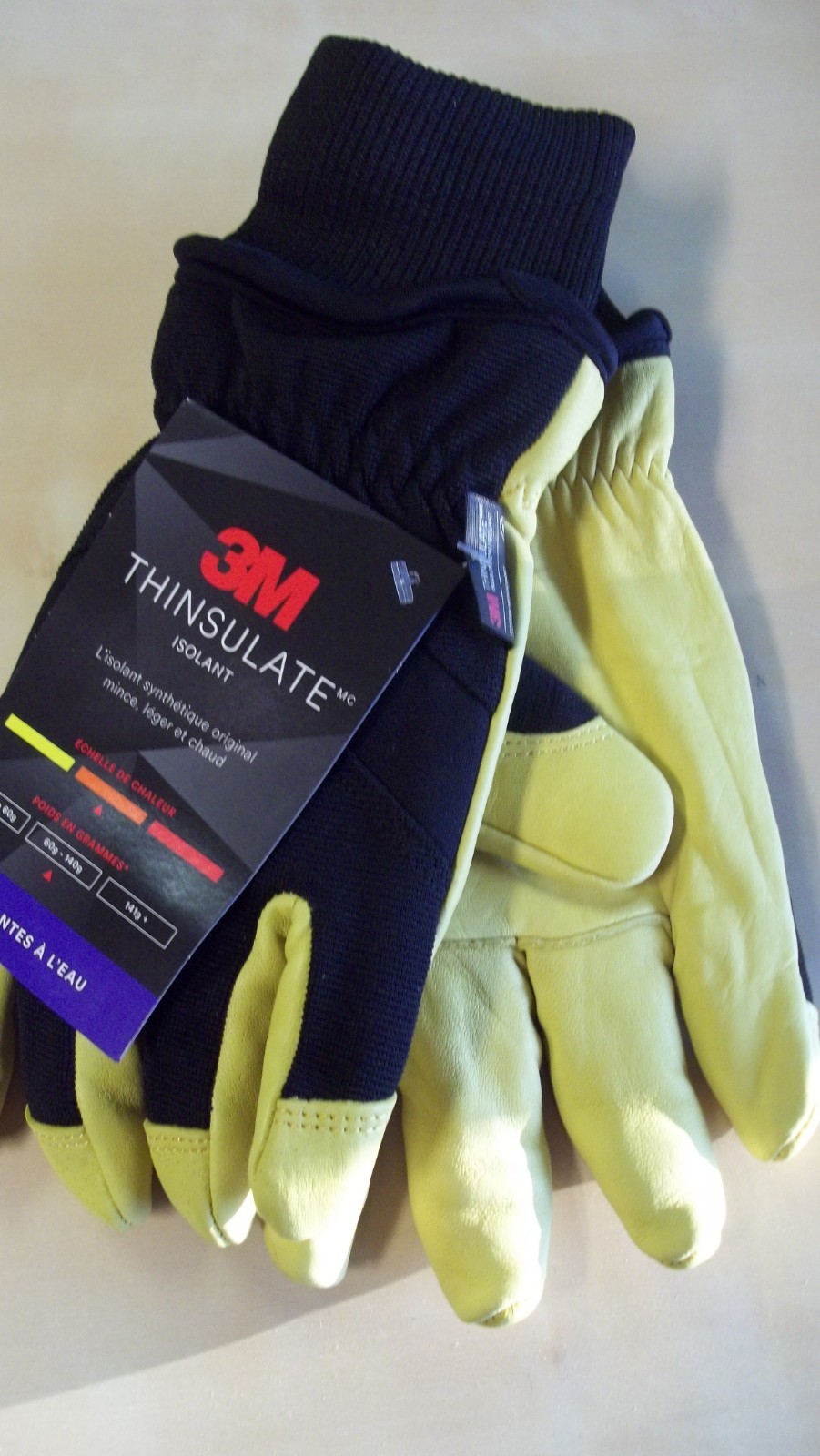 Mike Holmes Goatskin Winter Work Wear Leather Gloves 1 Pair Medium NEW