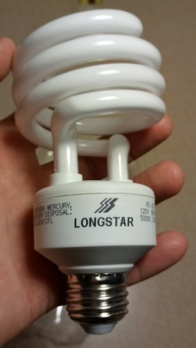 2 New Longstar Compact Daylight Full Spectrum 5000K 30W Fluorescent Light Bulbs