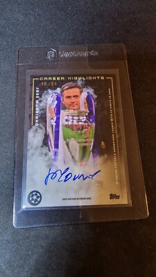 2022 Topps Platinum Jose Mourinho Auto