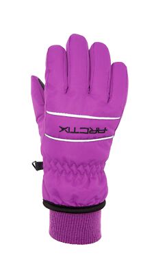 Arctix Unisex-Child Whiteout Insulated Ski Gloves Amethyst Small