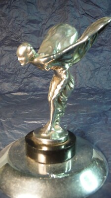 Rolls Royce金属製の置物 AL46 Rolls-Royce Spirit of Ecstasy Hood Ornament Vintage
