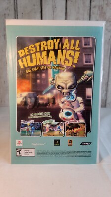 2005 PS2 Destroy All Humans Xbox Print Ad/Poster Official Promo Art!