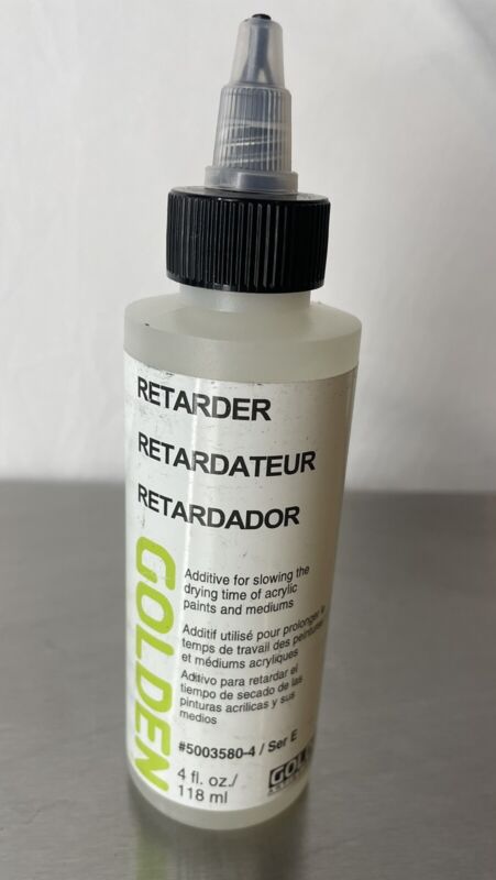 Golden Artist Colors Retardant 4fl.oz. Used To Slow Drying Time Of Acrylic W8C