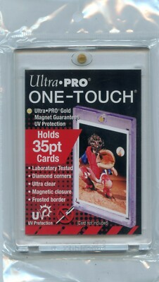 NEW ULTRA PRO 35 PT. UV PROTECTED ONE-TOUCH MAGNETIC CARD HOLDER (THIN CARDS)