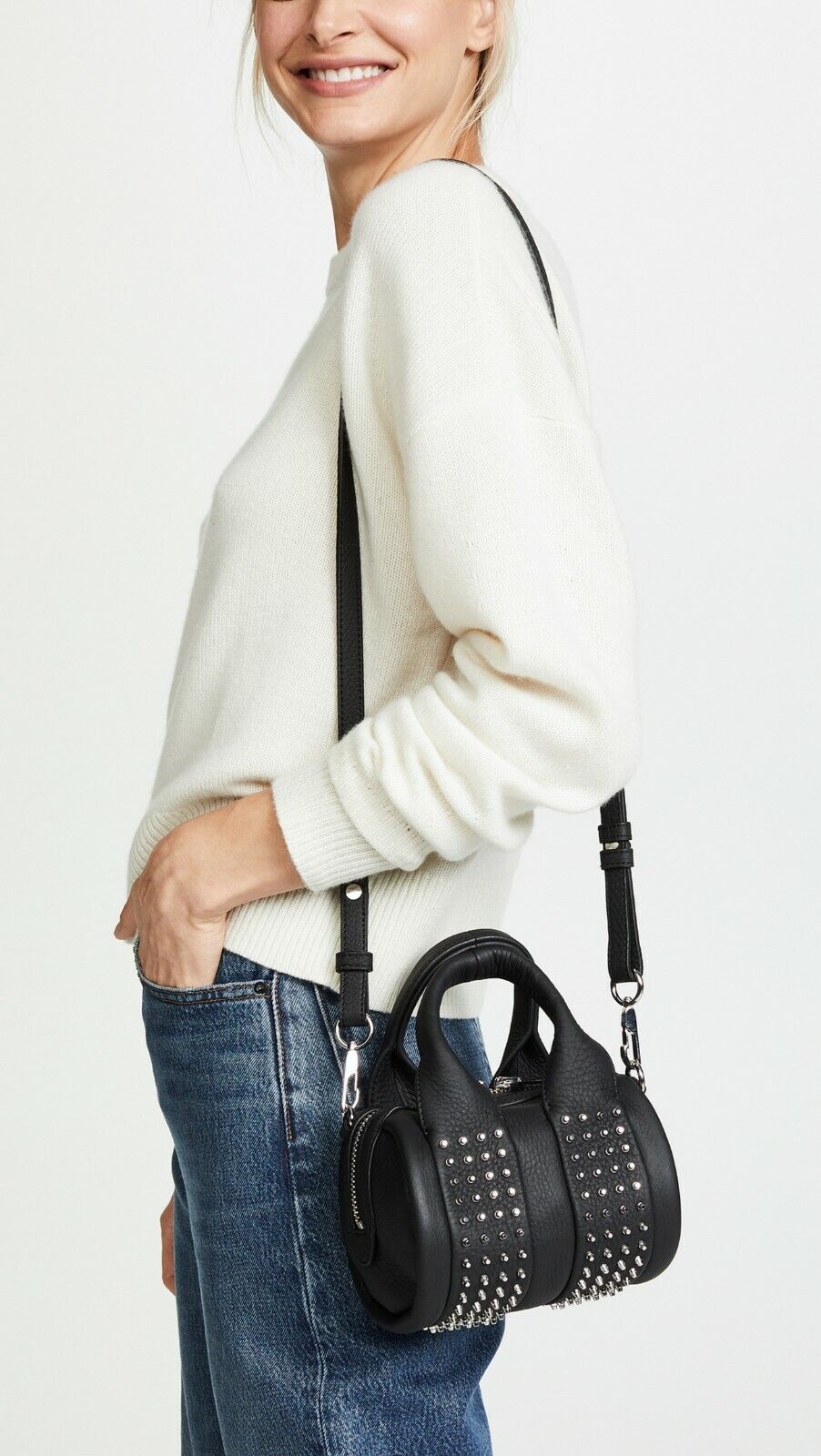 NEW RARE! Discontinued Alexander Wang Baby Rockie Stud Bag NEW RARE! Discontinued Alexander Wang Baby Rockie Stud Bag