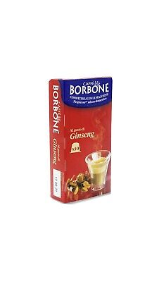 100 Capsule Caffè Borbone Ginseng Gin Seng 100% Compatibili Nespresso Respresso