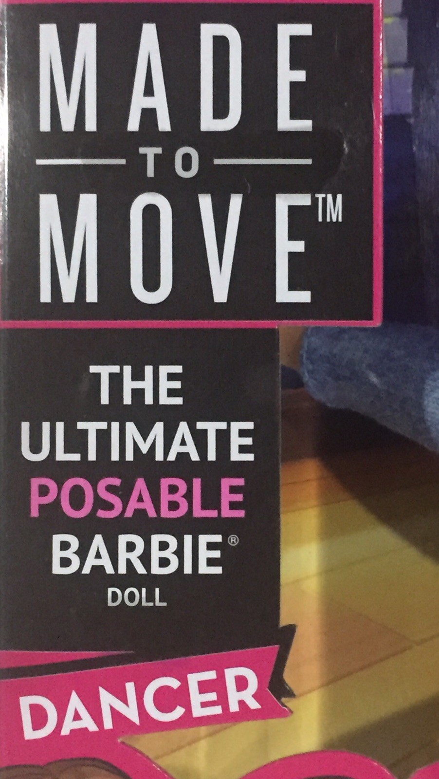 Barbie Made to Move Dancer Doll ~ Curvy ~ Boombox ~ Pink Hair ~ FUN!