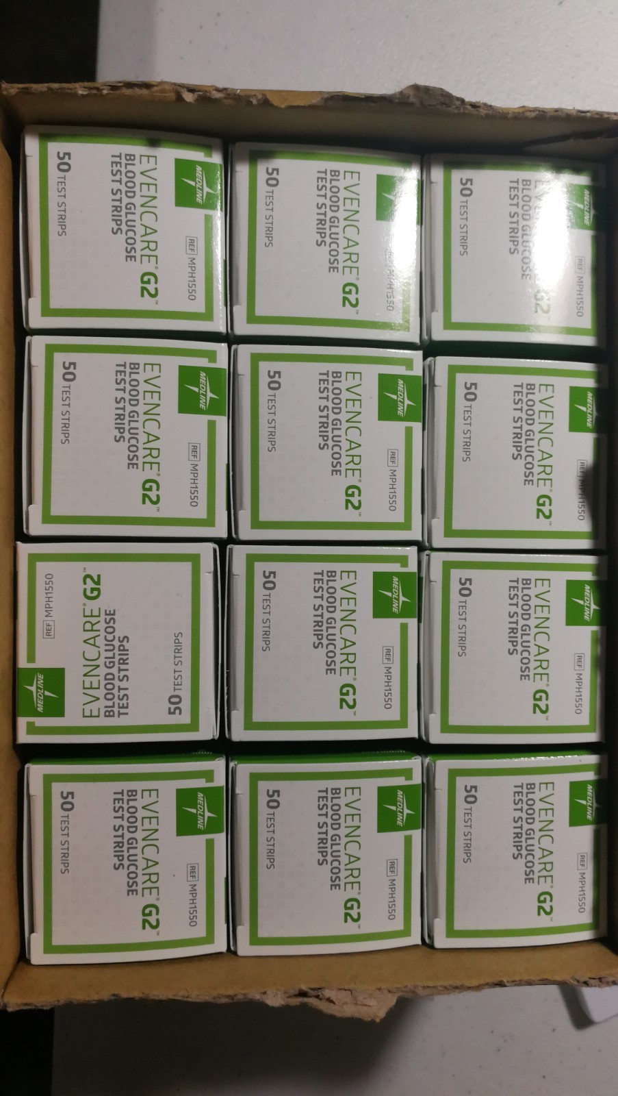 200 Evencare G2 Blood Glucose Test Strips.exp 02/2019 New