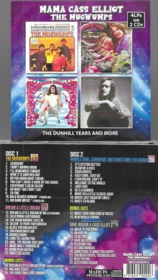 MAMA CASS ELLIOT/MUGWUMPS-4 LPS/2 CDS-DREAM LITTLE/BUBBLE GUM/MASON NEW IMP.