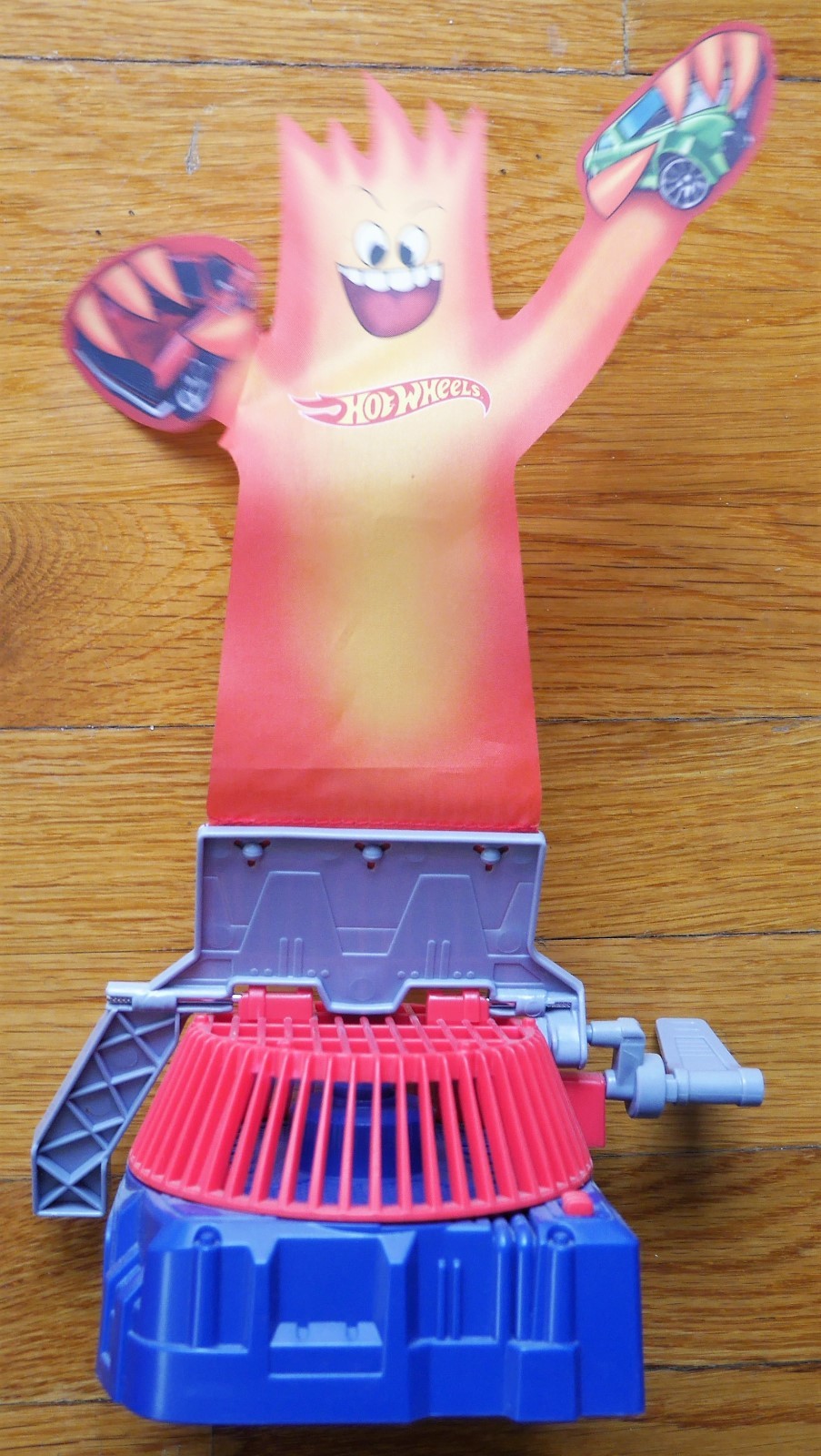 HOT WHEELS - FAN MAN - TRACK BUILDER WORKSHOP ACCESSORY - COMPLETE WITH BOX
