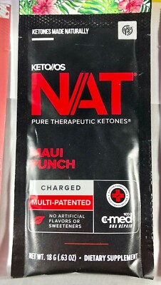 Pruvit KETO//OS NAT Charged Drink Packets 5 PACK *Pick Flavor* Ketones Caffeine