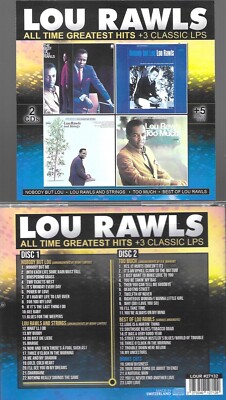 LOU RAWLS-ALL TIME GREATEST-4 LPS-NOBODY BUT/+ STRINGS/TOO MUCH/BEST OF-2 CDS
