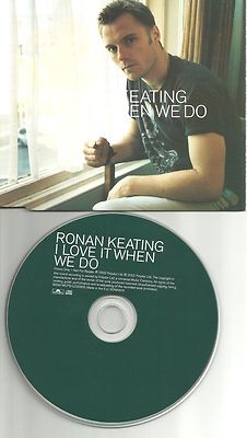 Boyzone RONAN KEATING I love it when we do Europe made PROMO CD single 2002 MINT