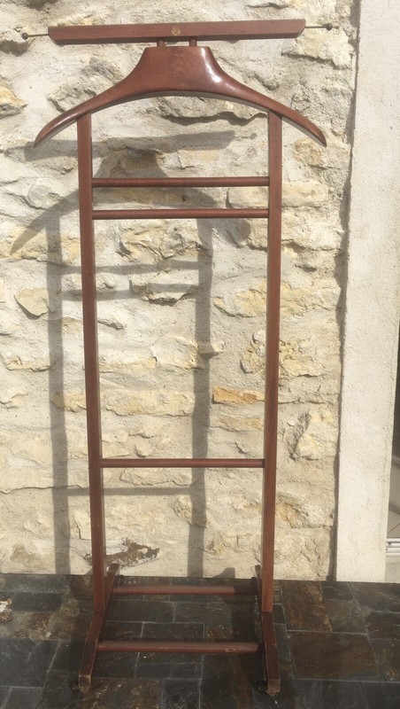 Valet De Chambre Fratelli Reguitti 1960 1950 Vintage Design Italy En Bois Noble