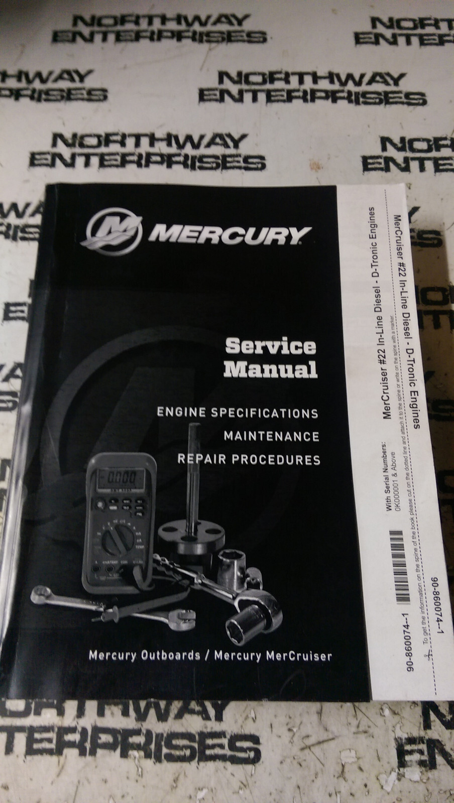 4.2l Mercury #22 Marine Engines In-Line Diesel Service Manual P/N 90-860074--1 - Picture 1 of 4