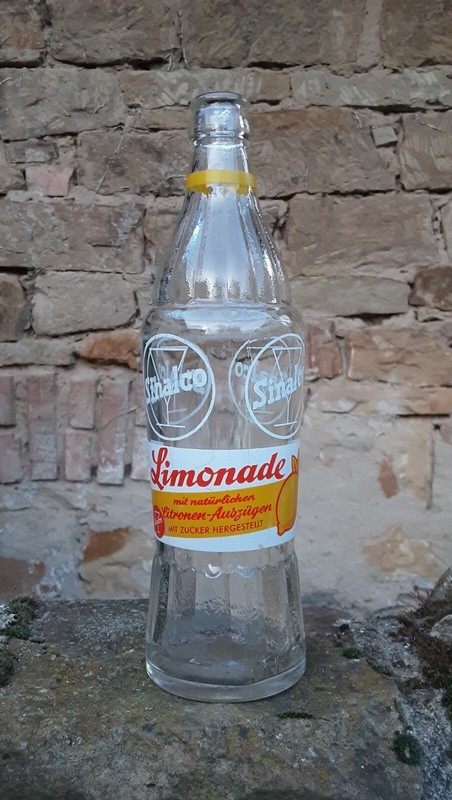 ***Vintage Glasflasche*Sinalco*Limonade*0,5 Liter*50er Jahre*Ges.Gesch.*Retro***