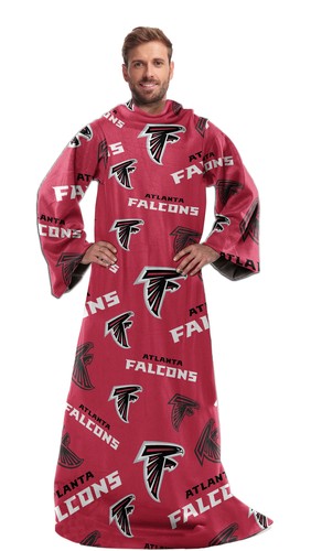 Удобный плед с рукавами Northwest NFL Atlanta Falcons Toss Silk Touch