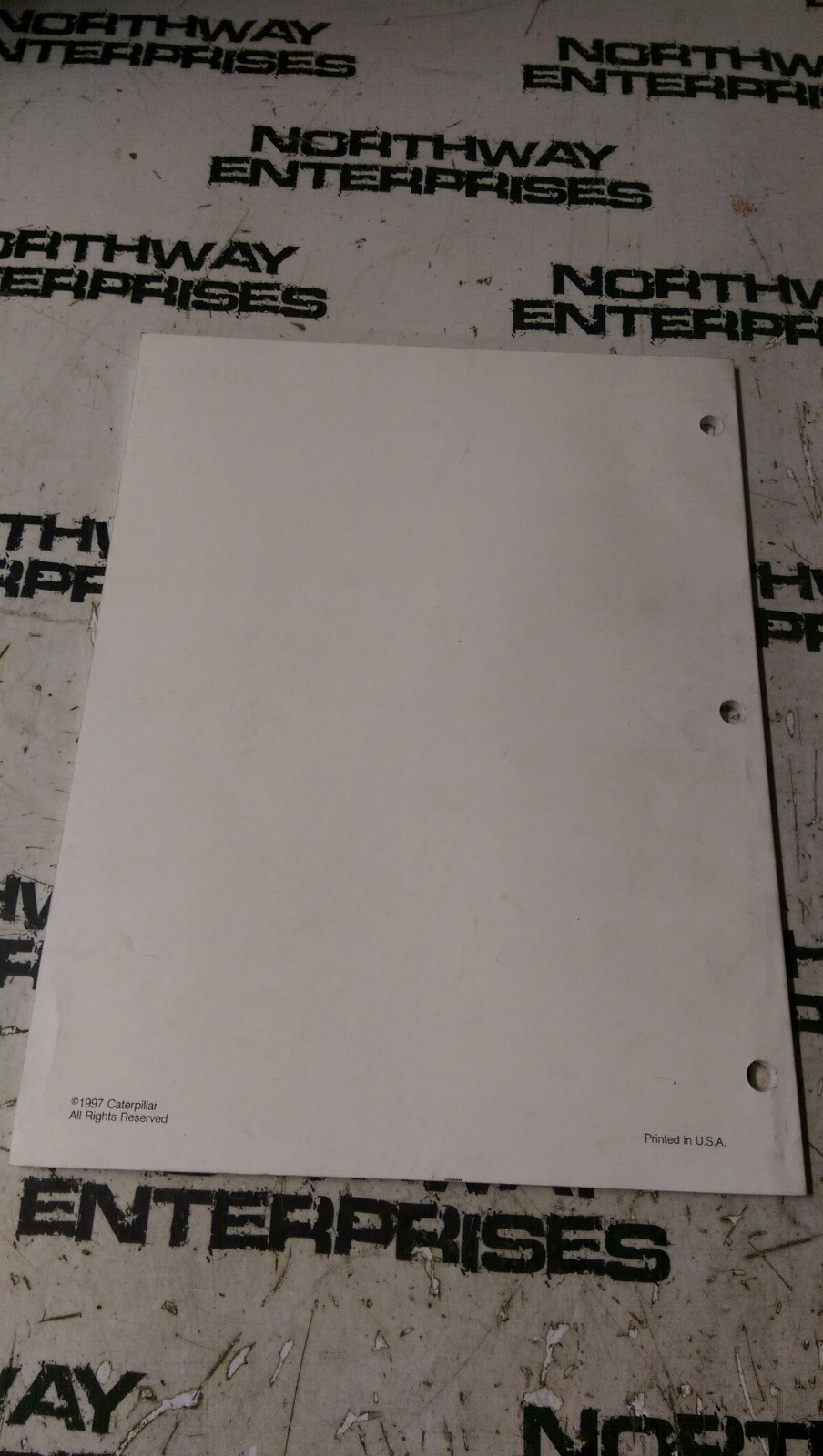 CATERPILLAR INSTALLATION GUIDE MARINE ELECTORNIC DISPLAYS SENR1191-02 - Picture 2 of 3