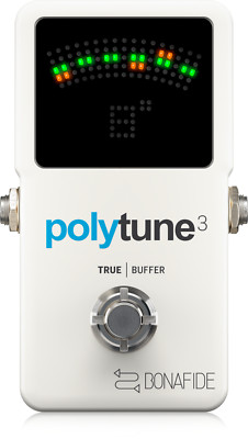 TC Electronic POLYTUNE 3 Tuner with Multiple Modes and Built-In BONAFIDE BUFFER