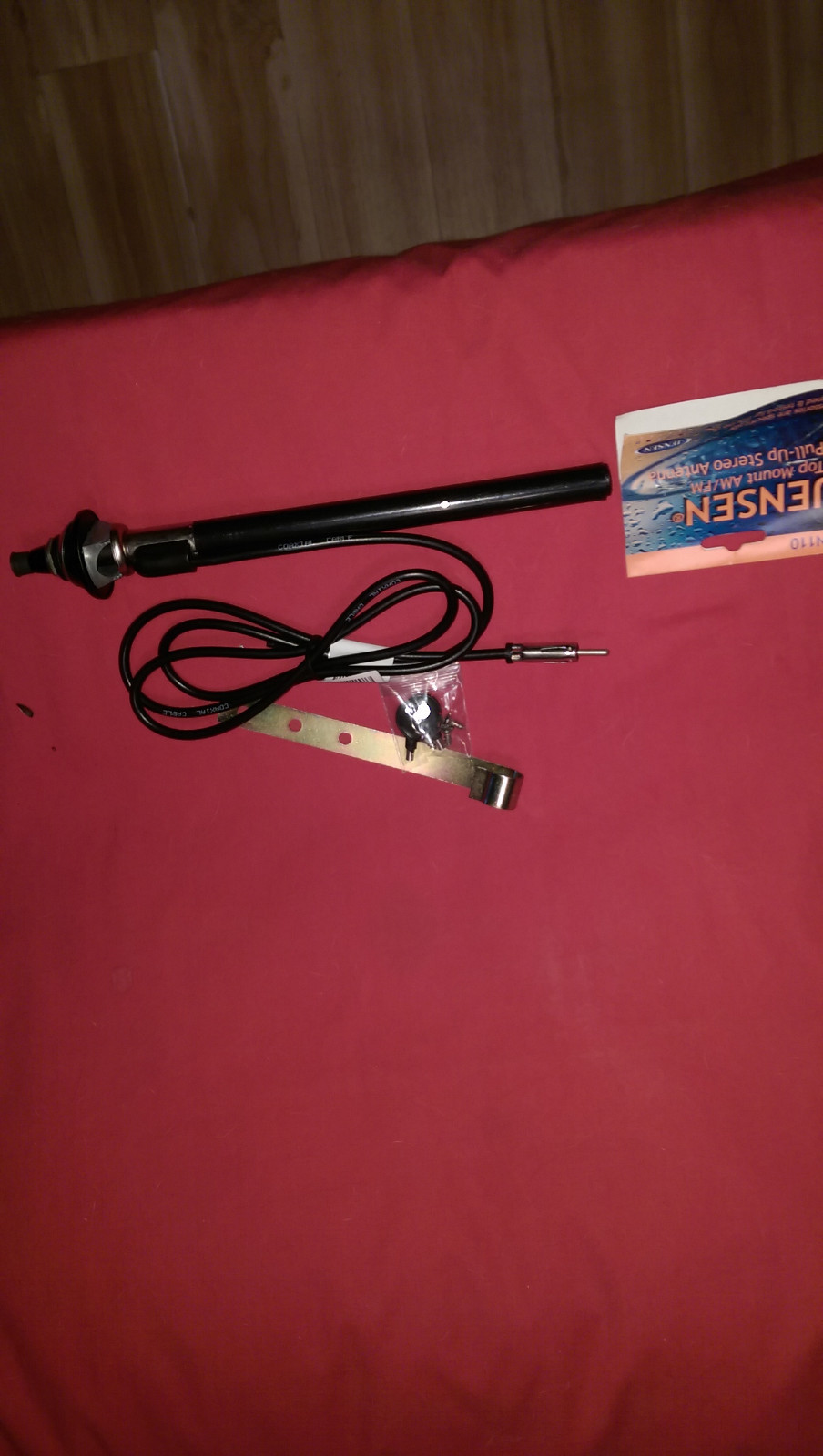 Jensen Car/BOATAM/FM TOP MOUNT PULL UP STEREO Antenna NEW! X01