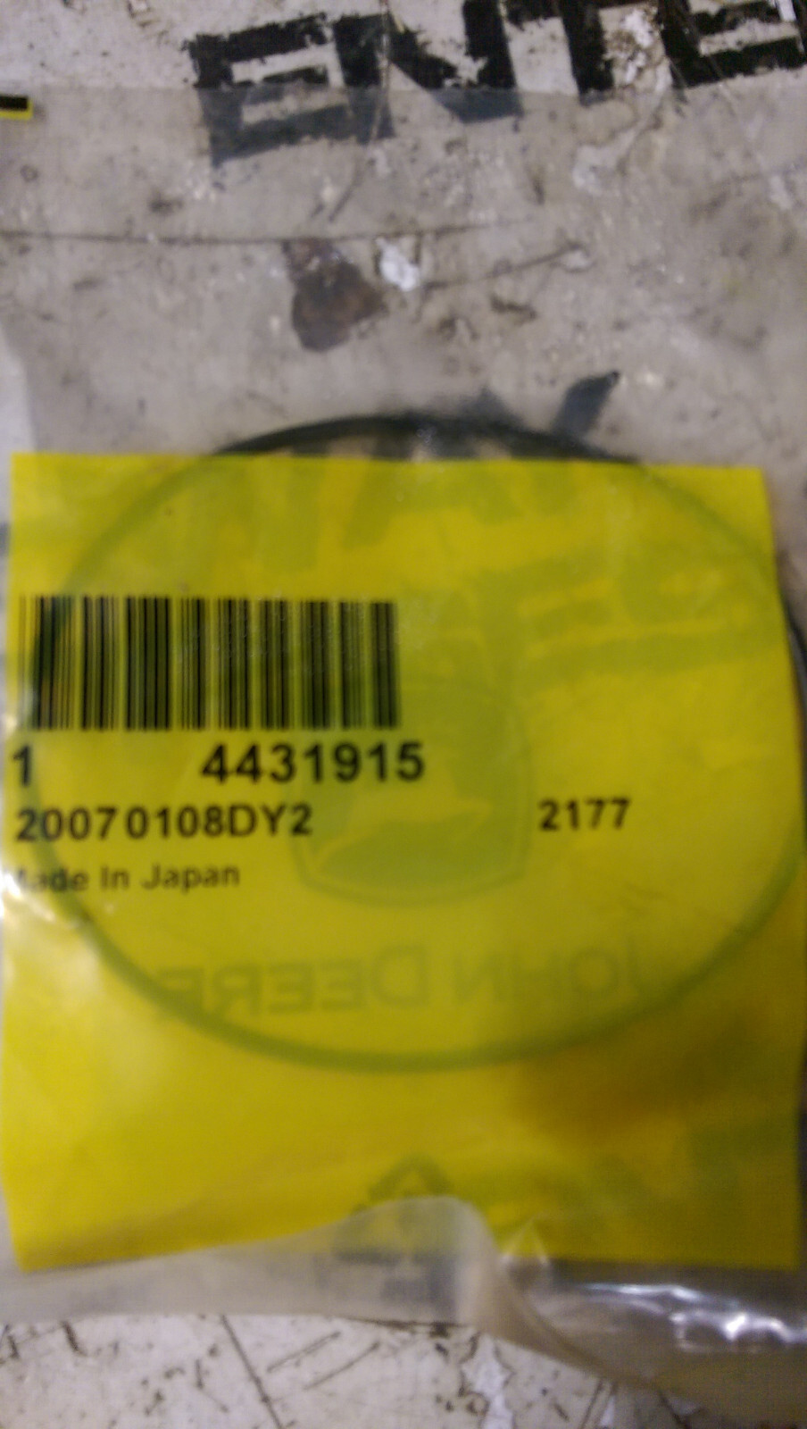 4431915 John Deere ORING - Picture 2 of 2