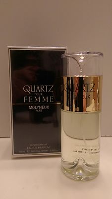 QUARTZ POUR FEMME by  Molyneux  Eau de Parfum Spray 3.3 oz / 100 ml New in Box