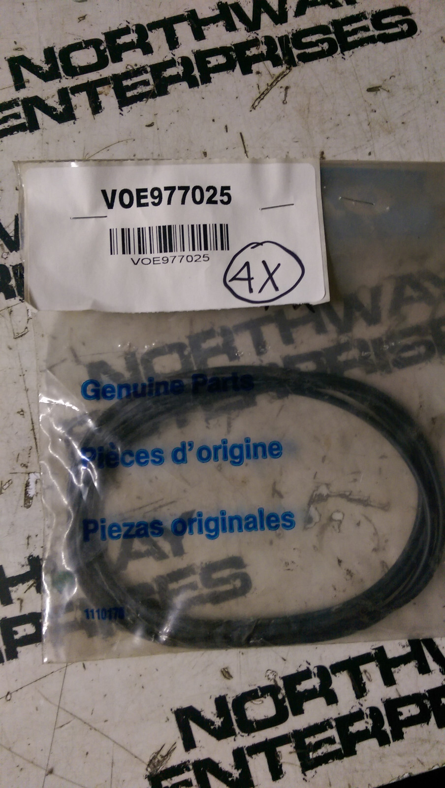 LOT OF 4 ORINGS - VOE977025 VOLVO 977025 - Picture 1 of 1