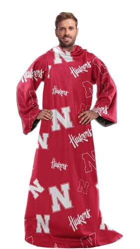Удобная футболка с рукавами Northwest NCAA Nebraska Cornhuskers Toss Silk Touch