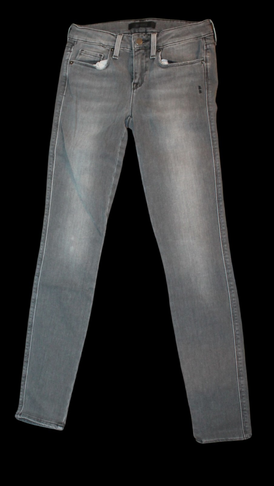 Genetic Denim Distressed Gray Wash Shya Skinny Jeans SZ 25