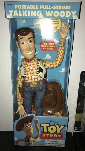 Talking Woody 1995 Disney Pixar Toy Story Pull-String 16