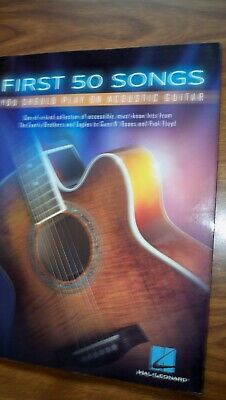 Acoustic Guitar First 50 Songs Book (very good)