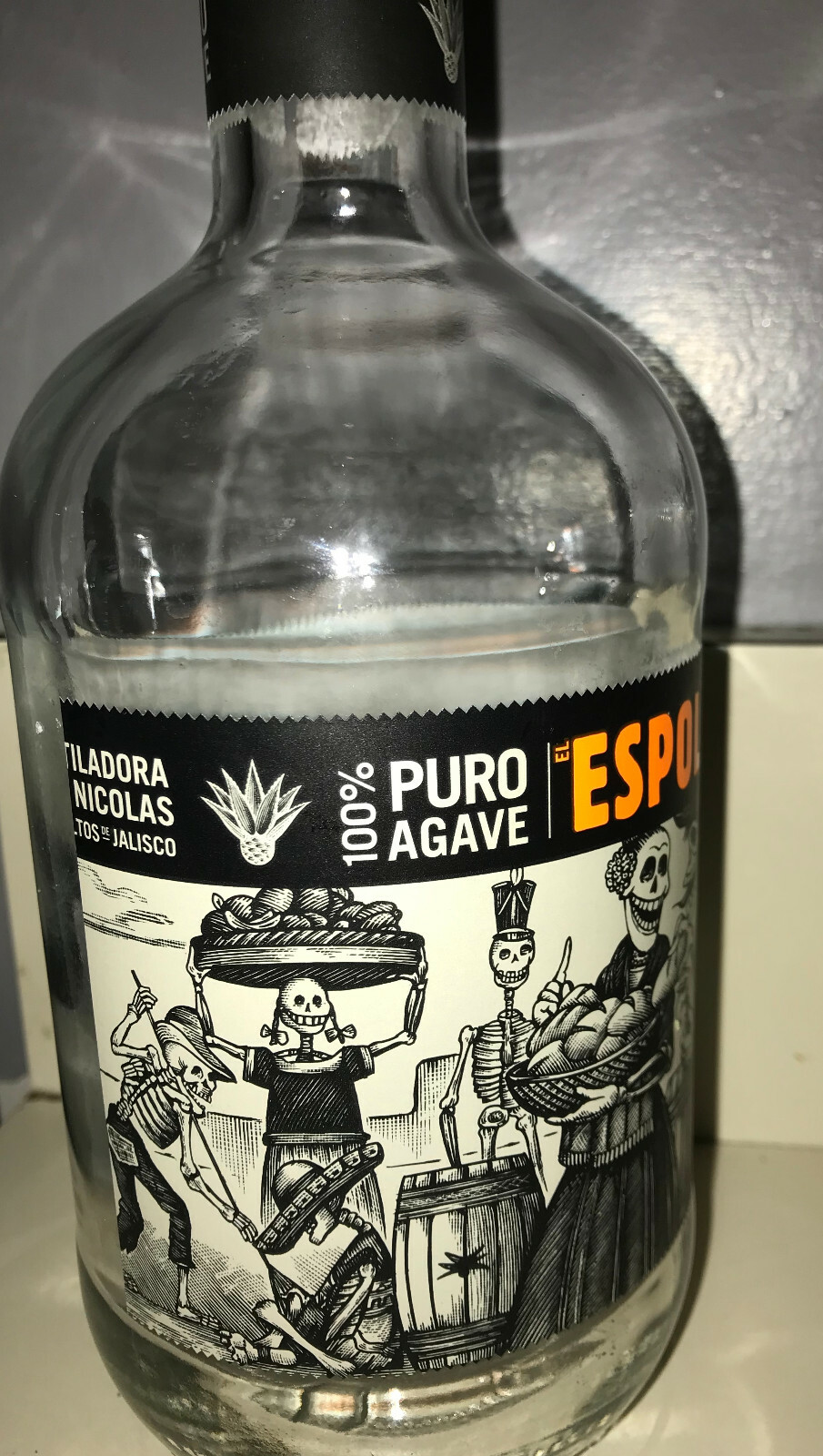 Espolon Respado Tequila 750ml Empty Bottle