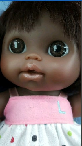 Lot Of 2 Berenguer Toddler black girls Dolls  9